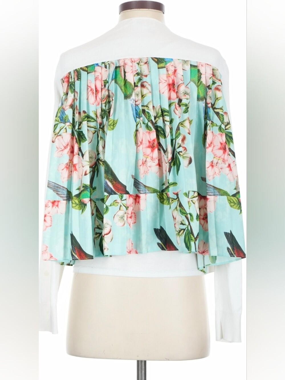 Ted Baker London Aqua Floral Pleated Camisole